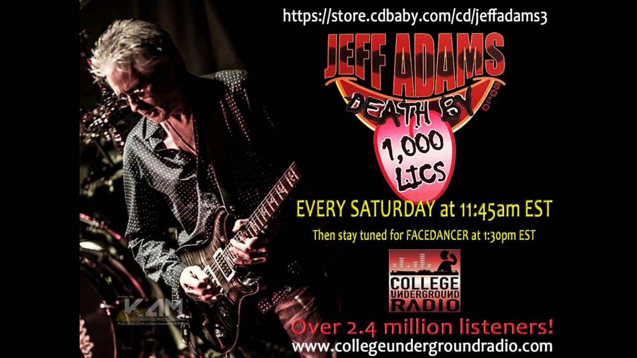 JEFF ADAMS on COLLEGE UNDERGROUND RADIO