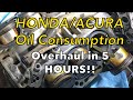 ACURA / HONDA J37 PISTONS AND RINGS REPAIR FOR OIL CONSUMPTION