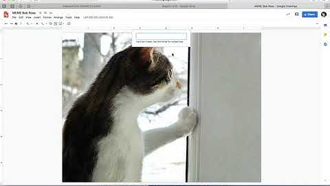 How to make a MEME in Google Drawings