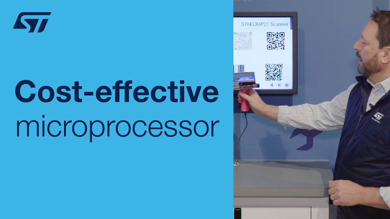 Demonstration of our new cost-effective microprocessor: STM32MP21