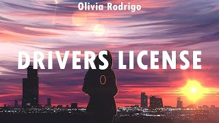 Video thumbnail of "Olivia Rodrigo ~ drivers license # lyrics # Julia Michaels, Charlie Puth, Khalid"