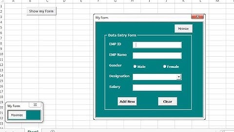 Toggle button to minimize and Maximize a User form