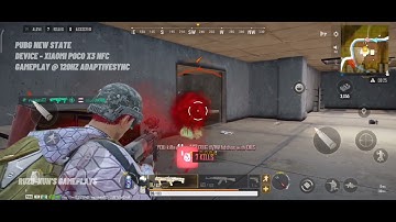 PUBG NEW STATE GAMEPLAY KILLS (POCO X3 NFC @ 120HZ RF) - Ruzu-kun