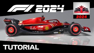 Como INSTALAR todas la liveries y cascos OFICIALES de la F1 2024 en MONOPOSTO + LINKS DE DESCARGA