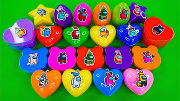 Looking Pinkfong, Cocomelon in Seashell, Bones SLIME with Rainbow CLAY ! Satisfying ASMR Videos