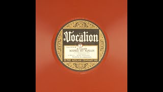 ROSINKES MIT MANDLEN sung by Jean Alfred (soprano) in yiddish, VOCALION recording 1921