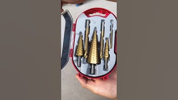 Step Drill Bit High Performance Hardware Tools #shorts #shortsfeed