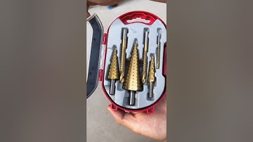 Step Drill Bit High Performance Hardware Tools #shorts #shortsfeed