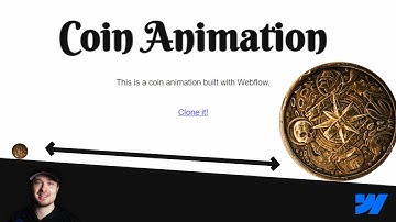 Build This Coin Animation in Webflow (No Code Swaying Interaction)