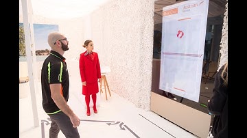 Austrian Holidays - Human Motion Tracking and Gesture Recognition - Interactive Digital Signage
