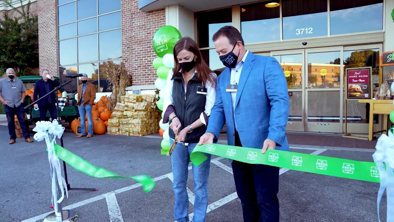 Fresh Market Greensboro Grand ReOpening Video YouTube