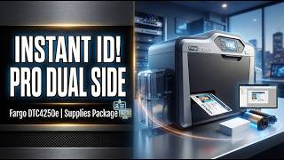 Fargo DTC4250e 52100 Review | Dual-Sided ID Card Printer & Card Imaging Software