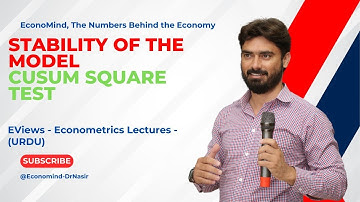 Model Stability| CUSUM of Squares Test| Explained model stability