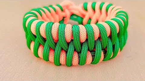 Learn How to Make a Paracord Bracelet Zawbar Knot Tutorial #diy_paracord #how_to_make_  paracord