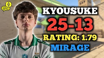 KYOUSUKE (25-14) RATING: 1.79 | EUROPE FACEIT RANKED (MIRAGE) +VOICE COMMS | CS2 POINT OF VIEW