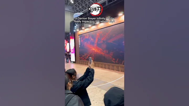 Demon Slayer Infinity Castle impacting the whole city…😳❤️#demonslayer #kimetsunoyaiba #tanjiro