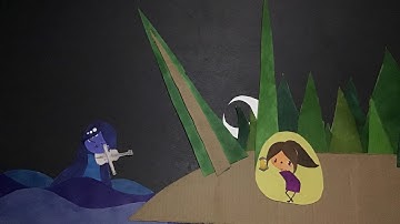 Nøkken paper cut animation,