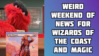 Weird Weekend of News for Wizards of the Coast and Magic the Gathering #magicthegathering #hasbro