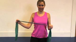 Thera band Shoulder Rotator Cuff Strengthening Exercise