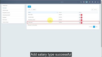 Perfex CRM Modules - HR Records - Settings - Salary type
