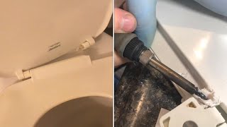 “fixing” a broken toilet seat NOT REPLACING