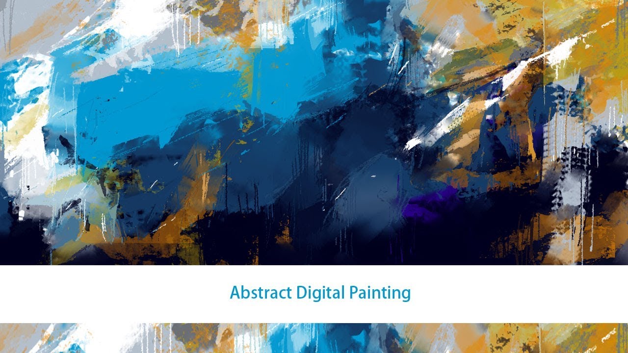 Abstract Digital painting | easy painting | creative art | painting