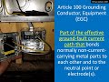 100 Days of Article 100: Equipment Grounding Conductor