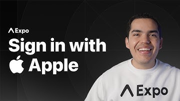 Sign in with Apple and Expo Router Tutorial