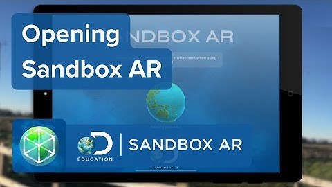 Opening Sandbox AR on an iPad
