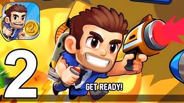 Jetpack Joyride 2: Bullet Rush - Gameplay Part 2 All Levels 1-4 Max Level (Android, iOS)