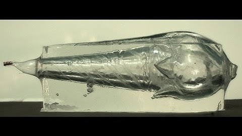 Aimed Research - Cutting Edge Bullets -  Terminal Performance 10,000fps Clear Ballistics Gel Block