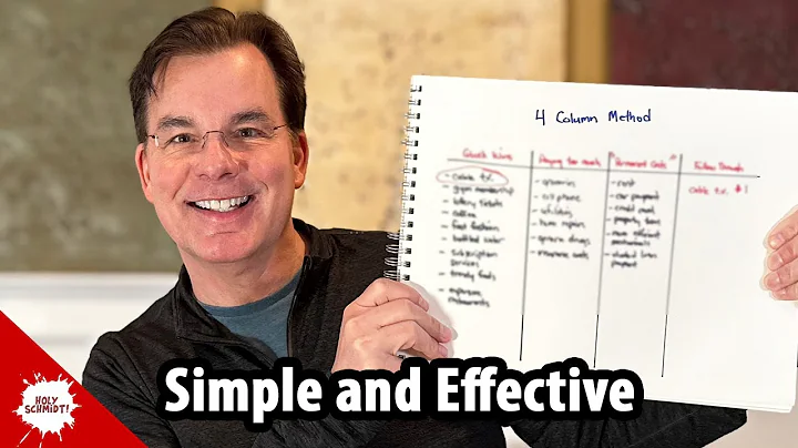 The 4 Column Method: Your Key to Living on Social Security ALONE