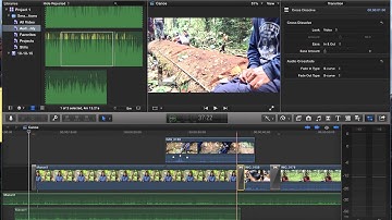 Final Cut Pro X 4 /Adding transitions and cross dissolves.