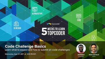 Development Workshop - 5 Weeks to Learn Topcoder w/ Akinwale