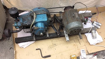 Induction motor setup as a Generator