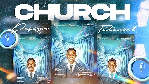 Creative Church Design using Pixellab and PS Touch | Pixellab Tutorial