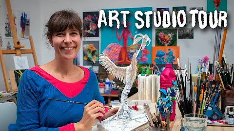 Art Studio Tour + Favorite Art Supplies