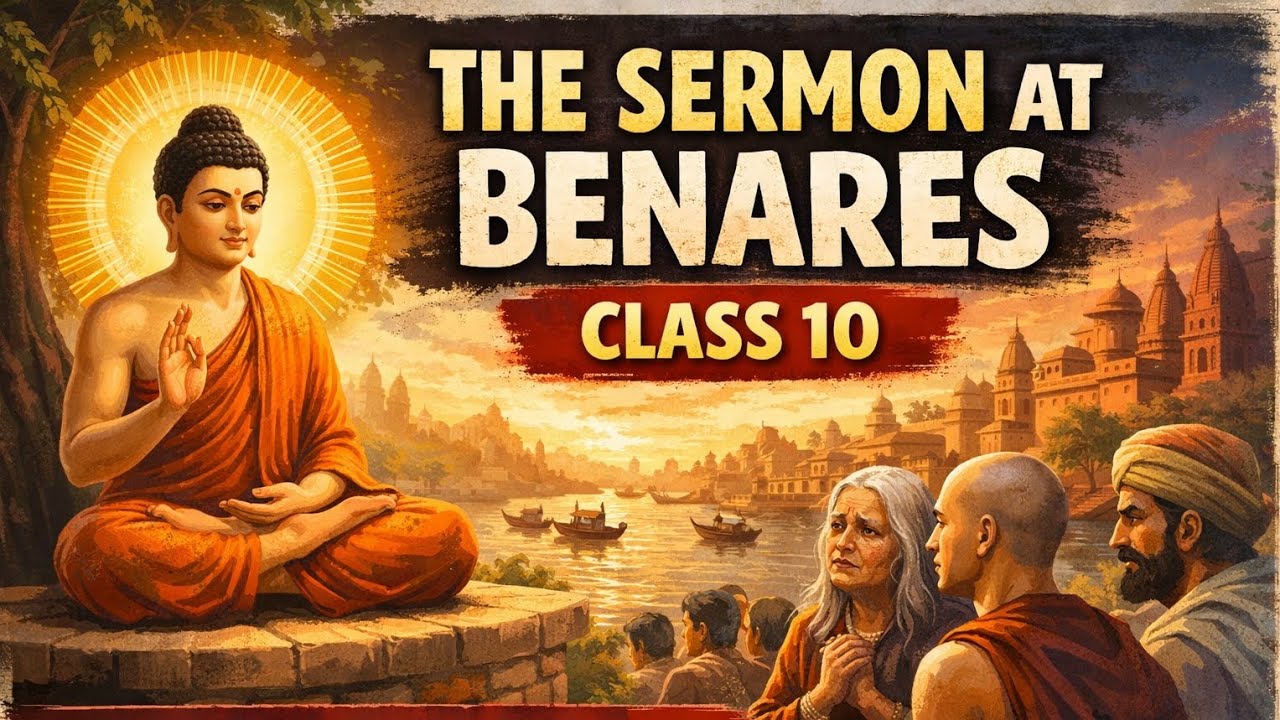 The Sermon at Benares |Class 10| Easy Hindi +English Explanation|Audio Podcast 🎧|Best for Revision ✅