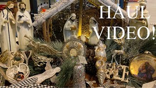 CHRISTMAS & SMALL FALL HAULMultiple StoresHobby Lobby, Cranberry Cottage, Walmart & Marshall’s.