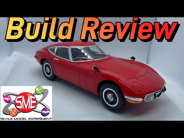 Toyota 2000GT from Aoshima 1/24 - Scale Model Kit Building 