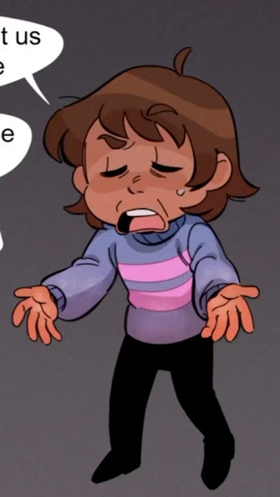 Frisk Did NOT Expect This From Chara 😂 #undertale #sanscomictv #shorts #undertalecomicdub