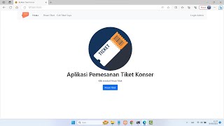 Aplikasi Pemesanan Tiket Konser screenshot 1