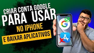 Como USAR conta Google no IPhone - Não consegue criar conta no iCloud ? VEJA ESSE VÍDEO 2022