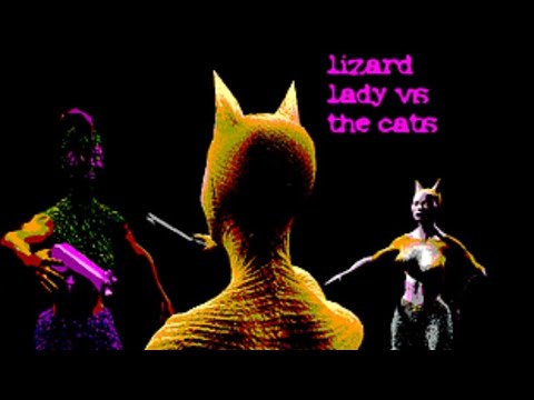 Lizard Lady vs the Cats (PS4) Full Playthrough