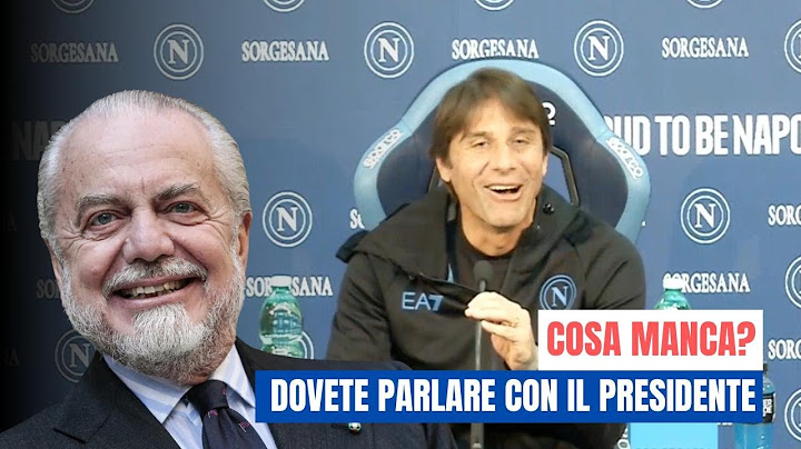 La battuta di CONTE  su DE LAURENTIIS fa scoppiare a ridere tutta la sala stampa 😂