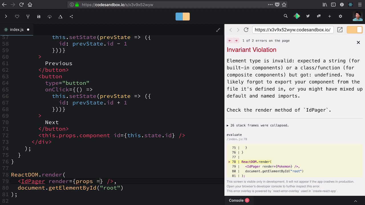 Render props | Essential React - YouTube