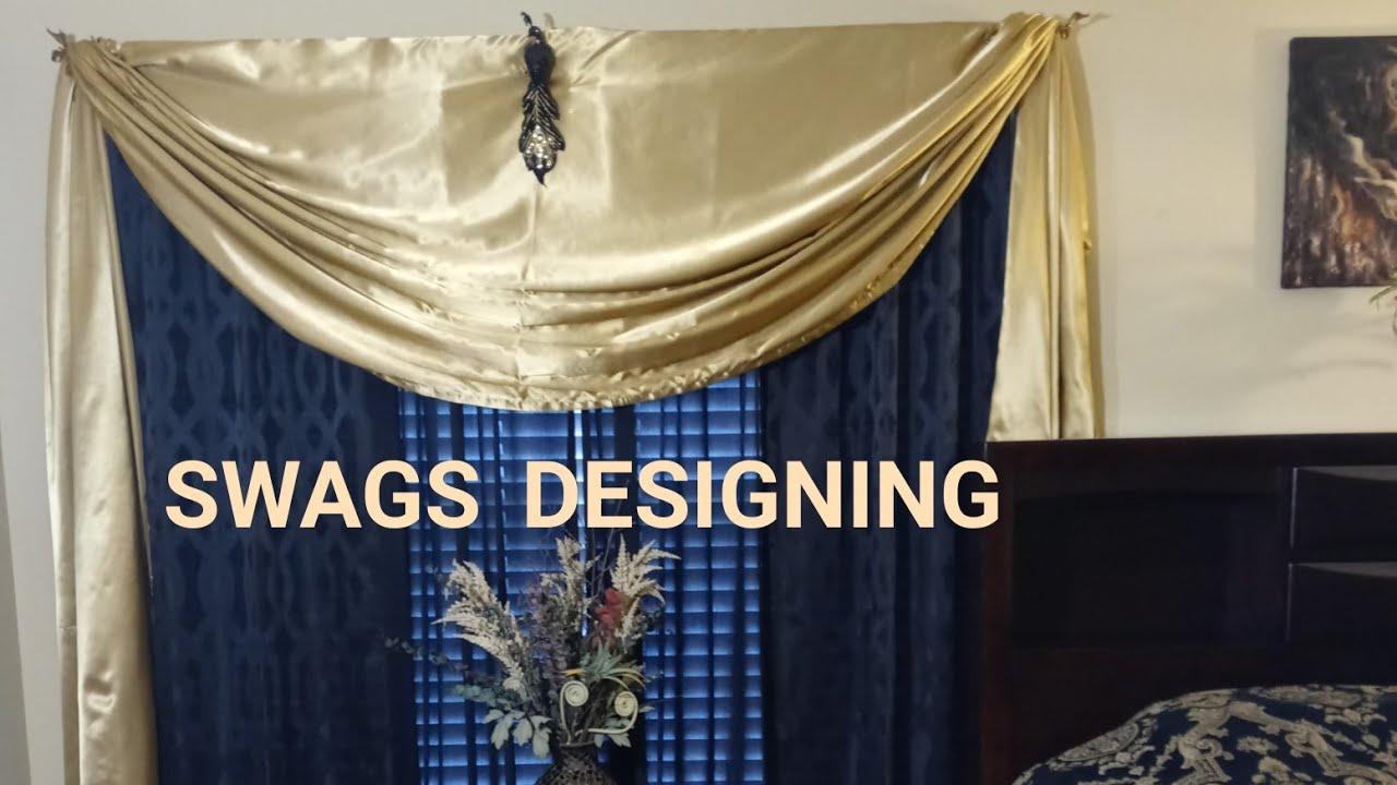 SWAGS PART 1 WINDOW FASHIONS DESIGNING TUTORIAL YouTube