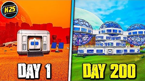 I Survived 200 Days in Planet Crafter to complete 100% (FULL MOVIE)