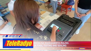 Mga vote counting machines sa Marikina isinailalim sa final testing and sealing | Headline Pilpinas