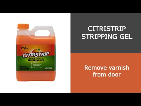 Remove epoxy paint from bathtub with Citristrip 